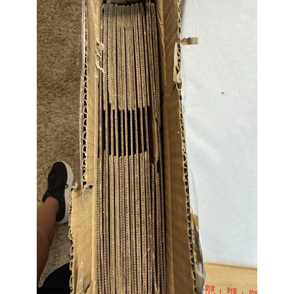 Geyoga 12 Pcs 1.58 x 2.83 ft Temporary Stair Protection covering for stair tread
